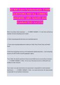 AZ 900 Azure Fundamentals &ndash; Complete Exam Study Guide 2026&sol;2027 with Verified Answers &vert; Newest Version&period; A&plus;
