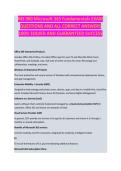 MS 900 Microsoft 365 Fundamentals Exam Questions and All Correct Answers 100 &ndash; Complete Exam Study Guide 2026&sol;2027 with Verified Answers &vert; Newest Version&period; A&plus;