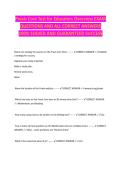 Praxis Core Test for Educators Overview Exam Questions and All Correct Answers 100 &ndash; Complete Exam Study Guide 2026&sol;2027 with Verified Answers &vert; Newest Version&period; A&plus;