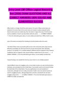 Entry &ndash; Complete Exam Study Guide 2026&sol;2027 with Verified Answers &vert; Newest Version&period; A&plus;