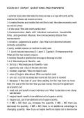 ECON 251- EXAM 1 QUESTIONS AND ANSWERS