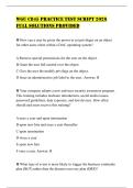 WGU C845 PRACTICE TEST SCRIPT 2026 FULL SOLUTIONS PROVIDED