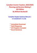 Solutions Manual for Introduction to Federal Income Taxation in Canada &lpar;&rpar; 46th Edition&period;pdf