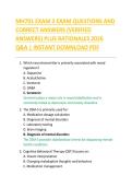 MH701 EXAM 3 EXAM QUESTIONS AND  CORRECT ANSWERS &lpar;VERIFIED  ANSWERS&rpar; PLUS RATIONALES 2026  Q&A &vert; INSTANT DOWNLOAD PDF 
