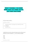 MRI PHYSICS FUNDAMENTALS QUESTIONS WITH CORRECT ANSWERS