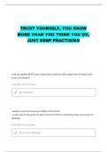 MRI PHYSICS FINAL EXAM QUESTIONS WITH CORRECT ANSWERS