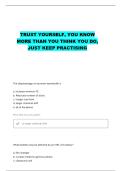 MRI PHYSICS EXAM 3 QUESTIONS WITH CORRECT ANSWERS