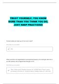 MRI WK 3 FUNDAMENTALS OF MRI PHYSICS QUESTIONS WITH CORRECT ANSWERS