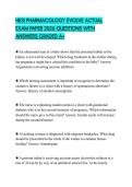 HESI PHARMACOLOGY EVOLVE EXAM SCRIPT 2026 COMPLETE QUESTIONS AND CORRECT ANSWERS