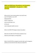 ENA and ESI Exam Questions and Answers Updated 2026&sol;2027 &vert; Graded A&plus; &vert; 100&percnt; Correct&period;
