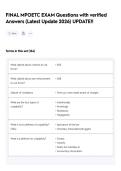 FINAL MPOETC EXAM  Questions with verified Answers &lpar;Latest Update 2026&rpar; UPDATE&excl;&excl;