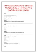 DMV Vietnamese Written Test 1 &ndash; 100 C&acirc;u Hỏi  Trắc Nghiệm C&oacute; &Dstrok;&aacute;p &Aacute;n &vert; Bộ &Dstrok;ề Luyện Thi L&yacute;  Thuyết Bằng L&aacute;i Xe &lpar;Bản Tiếng Việt&rpar;