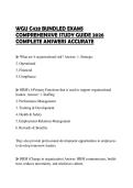WGU C428 BUNDLED EXAMS COMPREHENSIVE STUDY GUIDE 2026 COMPLETE ANSWERS ACCURATE