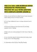 WGU C773 TASK 1 USER INTERFACE DESIGN PARADIGM PET PROFESSIONALS PRACTICE TEST 2026 TESTED QUESTIONS WITH COMPLETE ANSWERS GRADED A&plus;