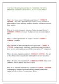 WGU D441 PHARMACOLOGY EXAM &vert; VERIFIED AND WELL  DETAILED ANSWERS GRADED A&plus; &vert; LATEST EXAM UPDATE 