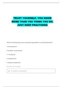 SLP PRAXIS PRACTICE TEST QUESTIONS WITH CORRECT ANSWERS