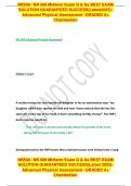 NR509 - NR 509 Midterm Exam Q & As BEST EXAM SOLUTION GUARANTEED SUCCESS&lpar;Latest 2023&rpar; Advanced Physical Assessment &ndash;GRADED A&plus; Chamberlain