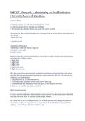 BSN 225 - Sherpath - Administering an Oral Medication &vert;&vert; Correctly Answered Questions&period;