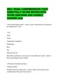 MDC 1 EXAM 1 COMPREHENSIVE STUDY GUIDE FULLY SOLVED EDITION WITH TESTED QUESTIONS AND CORRECT ANSWERS 2026