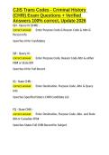 CJIS  Exam Bundle With A&plus; Rated Answers 2025