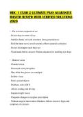 MDC 1 EXAM 2 ULTIMATE PASS GUARANTEE MASTER REVIEW WITH VERIFIED SOLUTIONS 2026