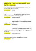 AFAP AEA Exam Questions With 100- Verified Answers&period;docx