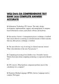 WGU D075 OA COMPREHENSIVE TEST BANK 2026 COMPLETE ANSWERS ACCURATE
