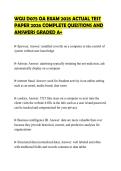 WGU D075 OA EXAM 2025 ACTUAL TEST PAPER 2026 COMPLETE QUESTIONS AND ANSWERS GRADED A&plus;