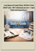 Current Diagnosis and Treatment Pediatrics 24th Edition Test Bank &ndash; 1000&plus; Practice Questions & Lange Pediatrics Exam Prep