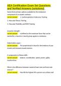 AEA Certification Exam Set Questions and Verified Answers &lpar;solutions&rpar;&period;docx