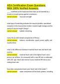AEA Certification Exam Questions With 100- Verified Answers&period;docx