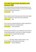 Ch 9 AEA Exam Actual Questions and Answers 2026&period;docx