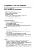 Criminology Wjec unit 1-3