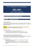 SCL1501 SKILLS COURSE FOR LAW STUDENTS COMPLETE STUDY PACK EXAM QUESTIONS AND ANSWERS DISTINCTION GUARANTEED UNISA