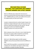 WGU D220 FINAL OA EXAM   WITH REAL TEST QUESTIONS AND CORRECT   VERIFIED ANSWERS 2026 LATEST VERSION
