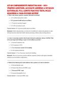 ATI RN COMPREHENSIVE PREDICTOR 2026 &vert; COMPLETE STUDY GUIDE & PRACTICE QUESTIONS