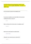 PA EFDA Board Exam Questions and Correct Answers &vert; Latest Update 2026&sol;2027 &vert; Graded A&plus; &vert; 100&percnt; Pass&period;