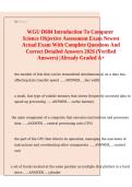 WGU D684 Introduction To Computer  Science Objective Assessment Exam Newest Actual Exam With Complete Questions And Correct Detailed Answers 2026 &lpar;Verified Answers&rpar; &vert;Already Graded A&plus; 