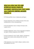 WGU D279 UTM1 TASK TIPS USER INTERFACE DESIGN COMPLETE DOCUMENT CERTIFICATION STUDY GUIDE 2026 COMPLETE VERIFIED ANSWERS GRADED A&plus;