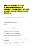WGU D279 UTM1 TASK TIPS USER INTERFACE DESIGN COMPLETE DOCUMENT COMPREHENSIVE TEST BANK 2026 FULL QUESTIONS AND SOLUTIONS GRADED A&plus;