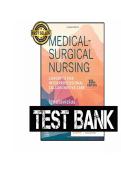 Test Bank for Medical-Surgical Nursing&colon; Concepts for Interprofessional Collaborative Care&comma; 10th Edition By&colon; Donna D&period; Ignatavicius&comma; M&period; Linda Workman&comma; Cherie R&period; Rebar&comma; and Nicole M&period; Heimgartner