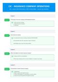 CIC - Insurance Company Operations 230&plus; &lpar;Latest 2025-2026 Edition&rpar; 100&percnt; Verified Q&A &plus; Answer Key Solutions