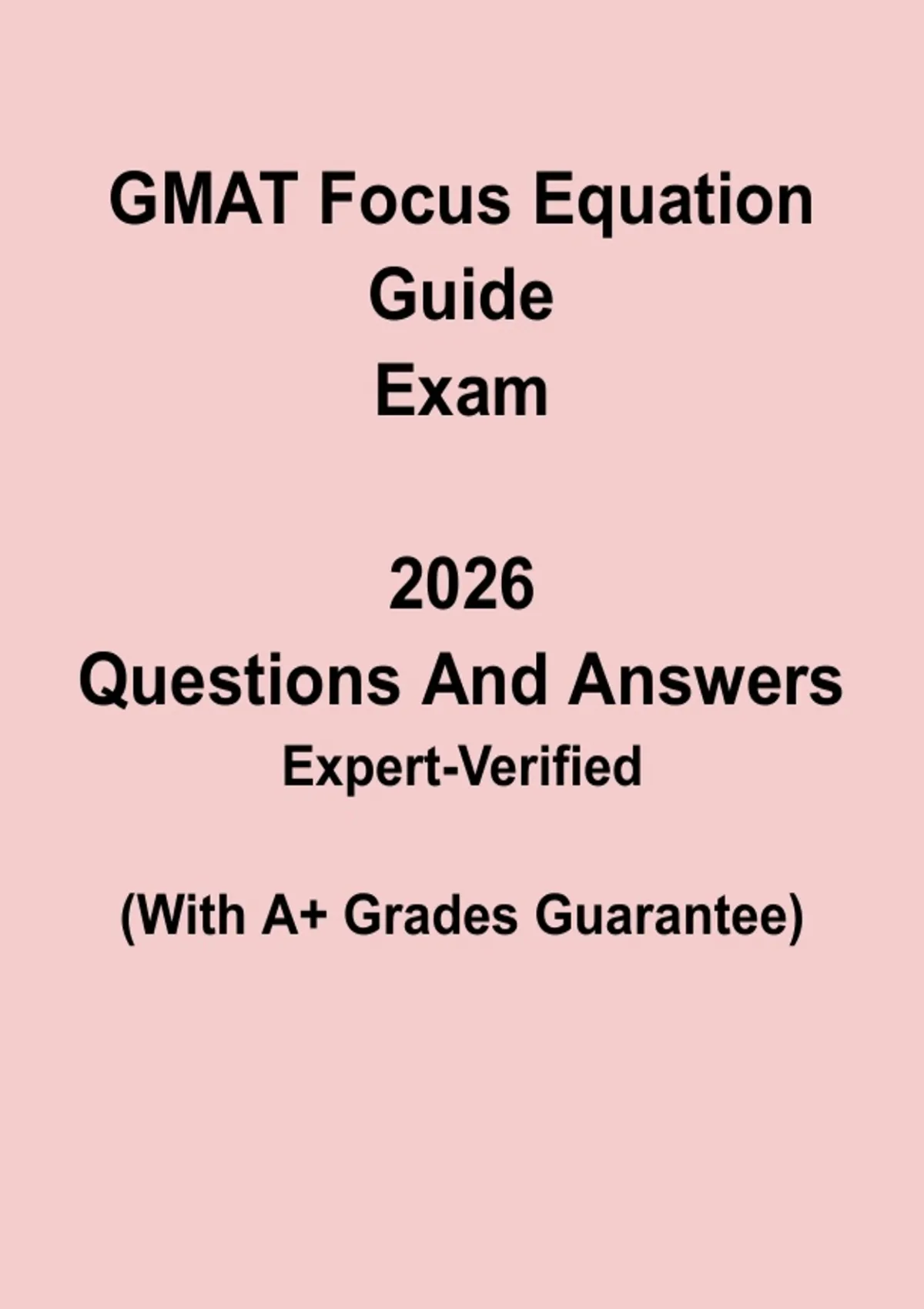 GMAT Focus Equation Guide 2026 – Complete Quantitative Formulas & Math ...