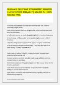 OB EXAM 3 QUESTIONS WITH CORRECT ANSWERS &vert; LATEST UPDATE 2026&sol;2027 &vert; GRADED A&plus; &vert; 100&percnt; ASSURED PASS&period;