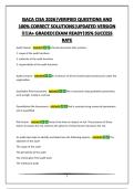 ISACA CISA 2026&vert;VERIFIED QUESTIONS AND 100&percnt; CORRECT SOLUTIONS&vert;UPDATED VERSION &excl;&excl;&excl;&vert;A&plus; GRADED&vert;EXAM READY&vert;95&percnt; SUCCESS RATE