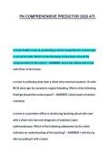 PN Comprehensive Predictor 2026 &ndash; ATI Exam Practice with Complete Solutions
