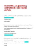 F5 101 EXAM &vert; 100 QUESTIONS &vert; COMPLETE WITH 100&percnt; VERIFIED ANSWERS