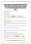 CISA DOMAIN 2 2026&vert;VERIFIED QUESTIONS AND 100&percnt; CORRECT SOLUTIONS&vert;UPDATED VERSION &excl;&excl;&excl;&vert;A&plus; GRADED&vert;EXAM READY&vert;95&percnt; SUCCESS RATE