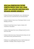 WGU D484 PENETRATION TESTING COMPTIA PENTEST DKN1 TASK 1 EXAM SCRIPT 2026 UPDATED QUESTIONS WITH DETAILED ANSWERS GRADED A&plus;