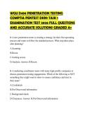 WGU D484 PENETRATION TESTING COMPTIA PENTEST DKN1 TASK 1 EXAMINATION TEST 2026 FULL QUESTIONS AND ACCURATE SOLUTIONS GRADED A&plus;